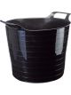 Draper Tools Multi Purpose Flexible Bucket - Black 26L