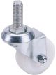 Draper Tools 75mm Dia. Swivel Bolt Fixing Nylon Wheel - S.W.L. 70Kg
