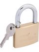 Draper Tools 50mm Brass Cylinder Padlock