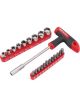 Draper Tools T Handle Driver With Sockets And Bits Set 22 Piece