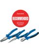 Draper Tools Heavy Duty Soft Grip Pliers Set 3 Piece