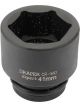 Draper Tools Expert 41mm 3/4 Square Drive Hi-Torq 6 Point Impact Socket