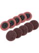 Draper Tools Ten 50mm Polycarbide Abrasive Pads Medium
