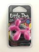 Little Dog Flower Scented Car Air Freshener Pink