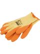 Draper Tools Orange Heavy Duty Latex Coated Work Gloves - Extra Large