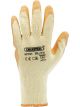 Draper Tools Qty Ten, Orange HD Latex Coated Work Gloves - Extra-Large