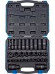 Draper Tools 3/8 And 1/2 Sq. Dr. Impact Socket Set 32 Piece
