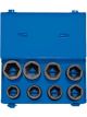 Draper Tools 3/4 Sq. Dr. Metric Impact Socket Set In Metal Case 8 Piece