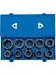 Draper Tools 1 Sq DR Combined mm/Af Impact Socket Set Metal Case 10Pcs