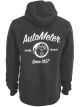 Auto Meter Zip Hoodie Vintage Black Large