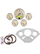 Auto Meter Instrument Cluster Antique Beige Speedo Oil Pressure Water…