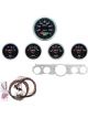 Auto Meter Instrument Cluster Old Tyme Black Series Speedo Oil Press…