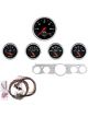 Auto Meter Instrument Cluster Gauge Designer Black Speedo Water Temp