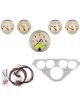 Auto Meter Instrument Cluster Antique Beige Speedo Oil Pressure Water…
