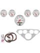 Auto Meter Instrument Cluster Arctic White Speedo Oil Pressure Water T…