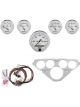 Auto Meter Instrument Cluster Old Tyme White Speedo Oil Pressure Wate…