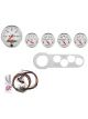 Auto Meter Instrument Cluster Arctic White Speedo Oil Pressure Water T…