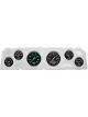 Auto Meter Instrument Cluster Old Tyme Black Series Speedo Tacho Oil…