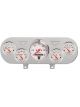Auto Meter Instrument Cluster Arctic White Speedo Oil Pressure Water…