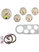 Auto Meter Instrument Cluster Antique Beige Speedo Oil Pressure Water…