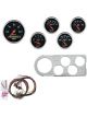 Auto Meter Instrument Cluster Gauge Designer Black Speedo Water Tem…