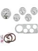 Auto Meter Instrument Cluster Old Tyme White Speedo Oil Pressure Wate…