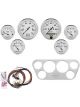 Auto Meter Instrument Cluster Old Tyme White Speedo Tacho Oil Pressu