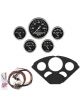 Auto Meter Instrument Cluster Old Tyme Black Series Speedo Oil Press…
