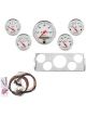 Auto Meter Instrument Cluster Arctic White Speedo Oil Pressure Water…