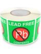 Botron Lead Free Attention Labels 2