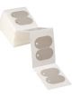 Brady Power & Ground Cable Labels Flame Retardant 30.63x19.25mm Grey
