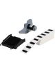 Brady B593 Eprep Raised Push Button Labels 26.92 x 12.45mm Black Box 200
