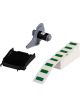 Brady B593 Eprep Raised Push Button Labels 26.92 x 12.45mm Green Box 200