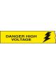 Brady Standard Barricade Tape Danger High Voltage L300 Metersx75mm B912