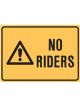 Brady Small Stick On Labels No Riders H90mm x W125mm Self Adhesive Vinyl