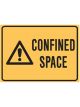 Brady Small Stick On Labels Confined Space H90mmxW125mm Vinyl