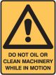 Brady Small Stick On Labels Do Not Oil Or Clean Machinery While