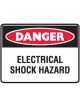 Brady Small Stick On Labels Danger Electrical Shock Hazard Vinyl