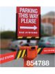 Brady Skipper A4 Sign Holder, Black