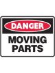 Brady Small Stick On Labels Danger Moving Parts H90mmxW125mm Vinyl