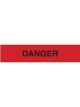 Brady Standard Barricade Tape Danger Red/Black L300 Meters x 75mm B912