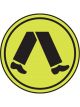Brady Regulatory Traffic Sign Walking Symbol 600mm Class 2 Reflective