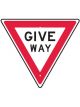 Brady Directional Traffic Sign Give Way Triangular 750 Triangle