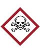 Brady GHS Skull & Crossbones Pictogram, 20x20mm Self Adhesive Vinyl