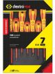 CK Tools Dextro VDE Screwdriver Slotted & PH Set, 7 Piece