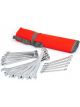 Crescent 15 Pc. 12 Point Metric Combination Wrench Set with Tool Roll