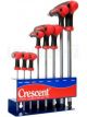 Crescent 8 Piece Ball Point T-Handle Hex Key Set