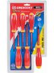Crescent 6 Piece Soft Grip 1000V Insulated Screwdriver Set