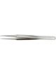 D-Tech Economy Precision Tweezers, 115mm Round Flat Tips