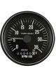 Stewart Warner Tacho Black White Numbers 0-3500 Rpm 3-3/8